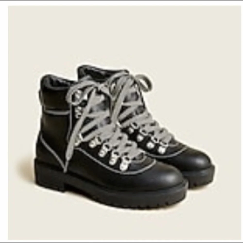 J. Crew Leather Nordic Hiking Boots - Picture 5 of 14